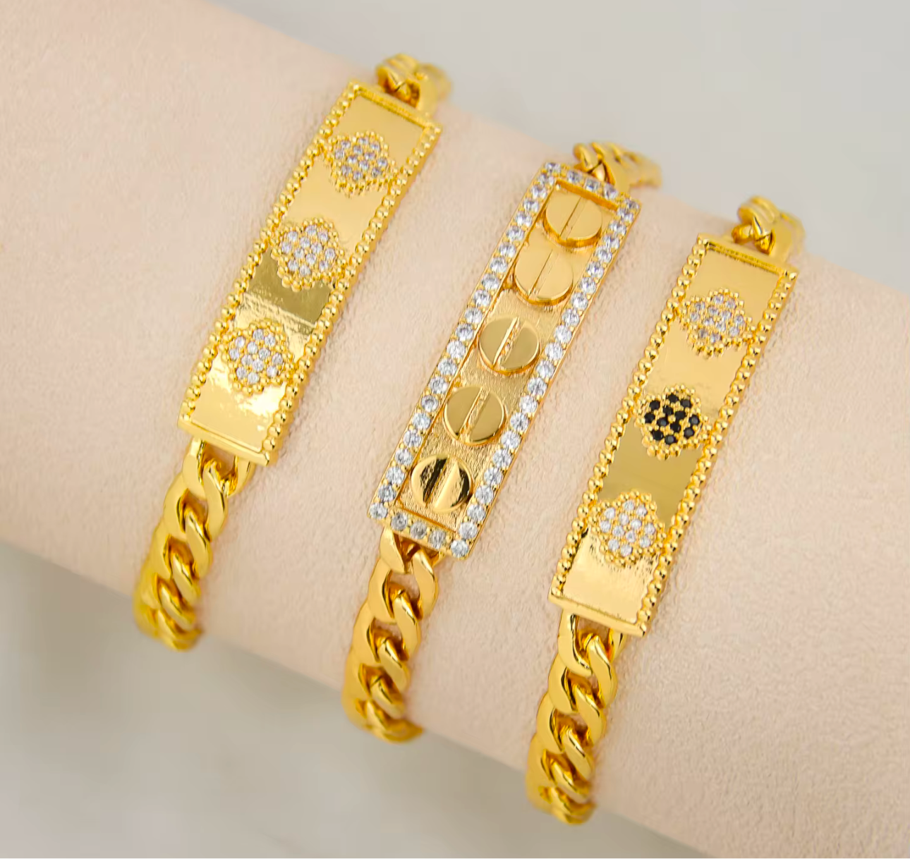Bracelets with stones