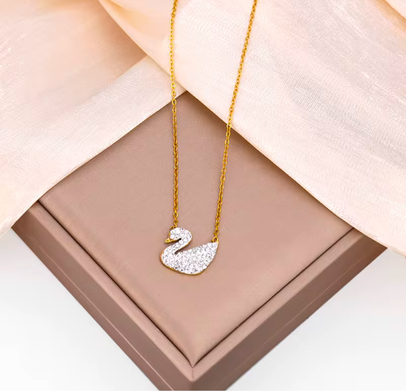 Swan necklace