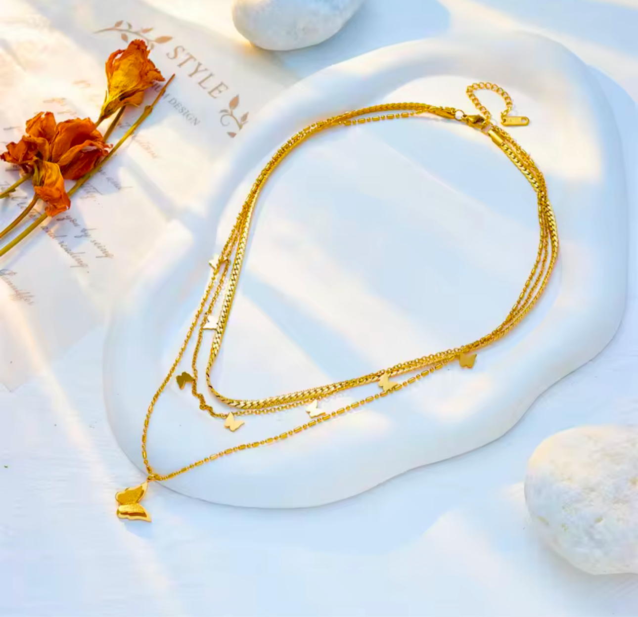 Butterfly necklace