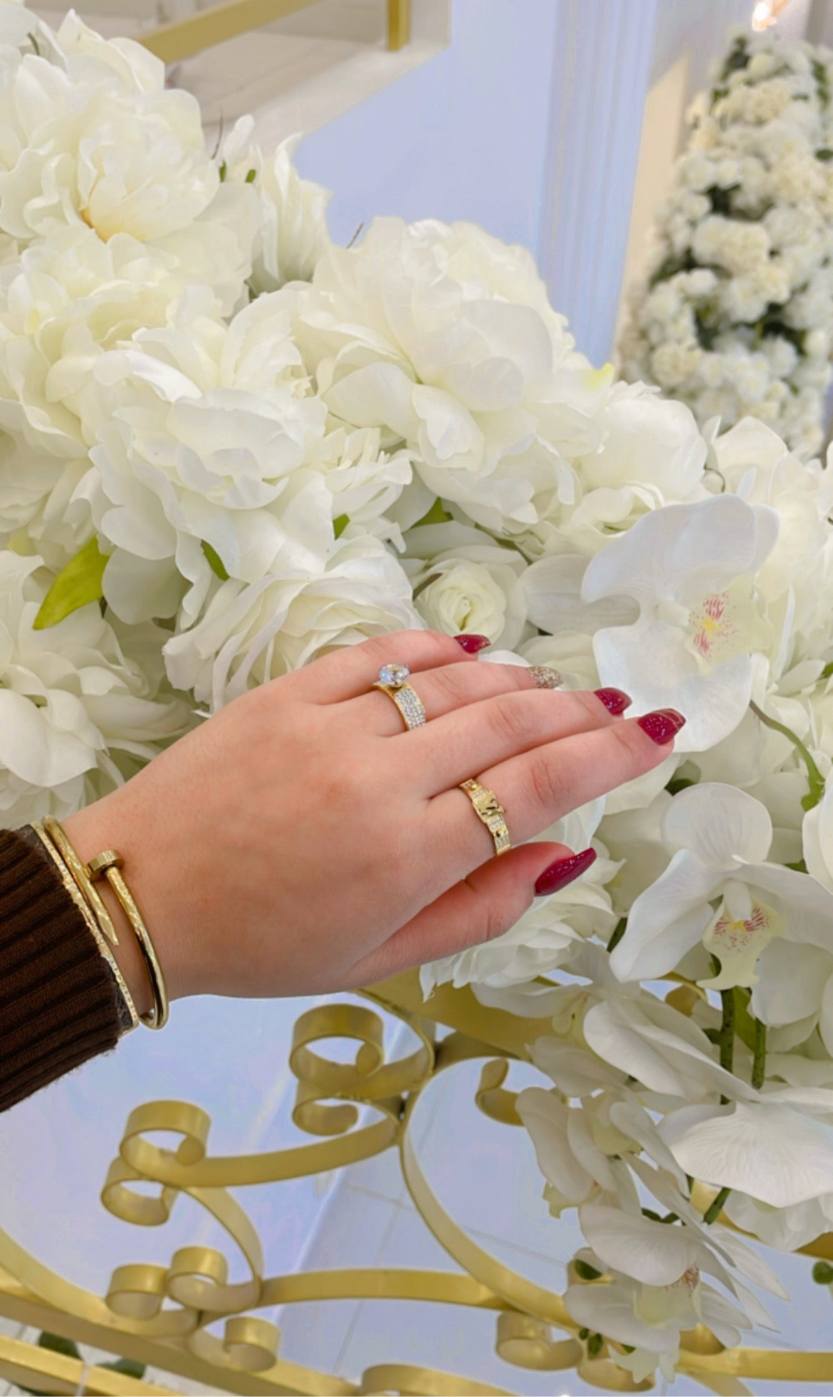 Ring med diamanter