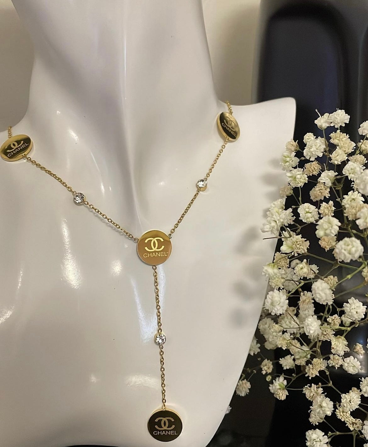 golden necklace