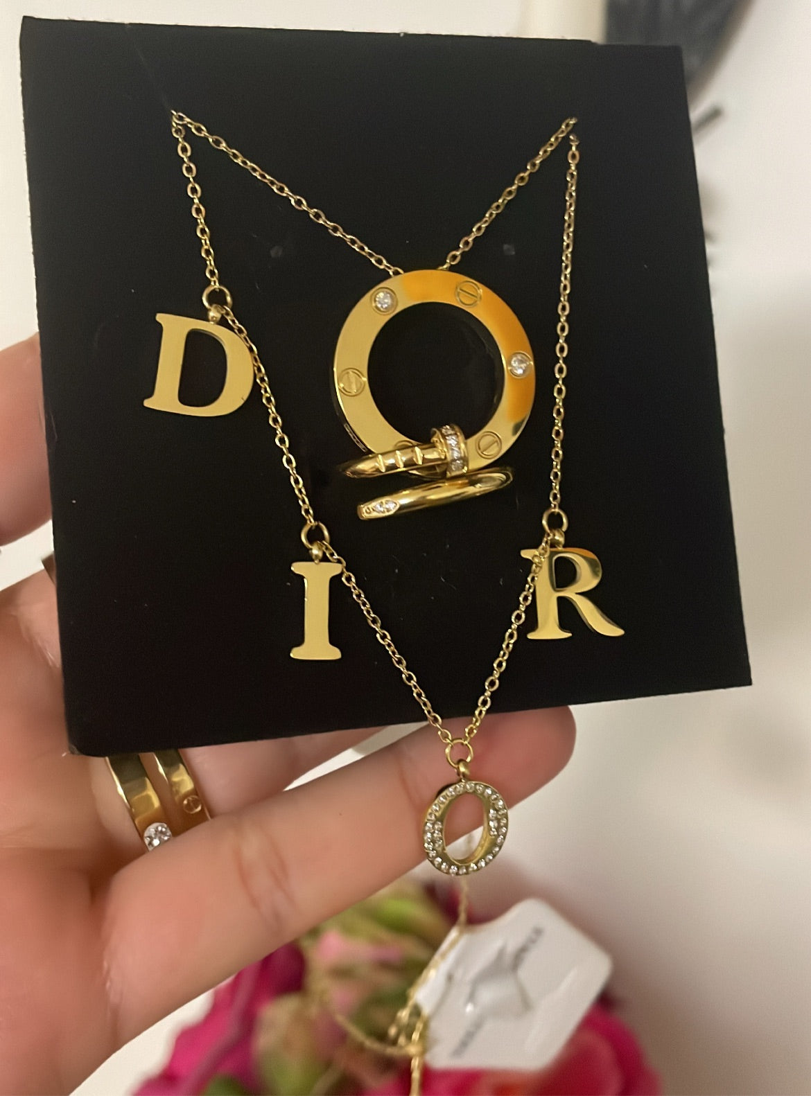 Letters necklace