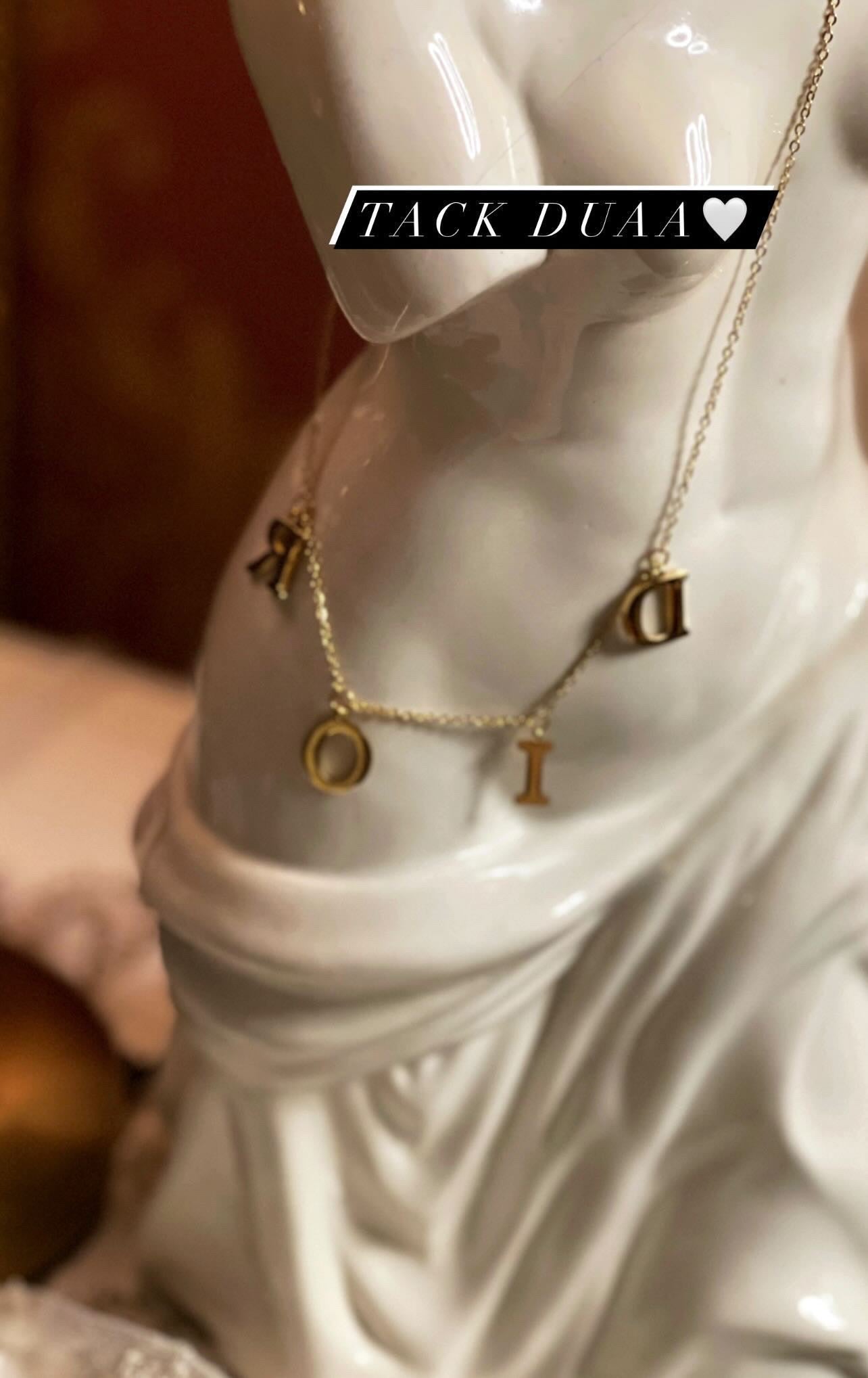 Letters necklace